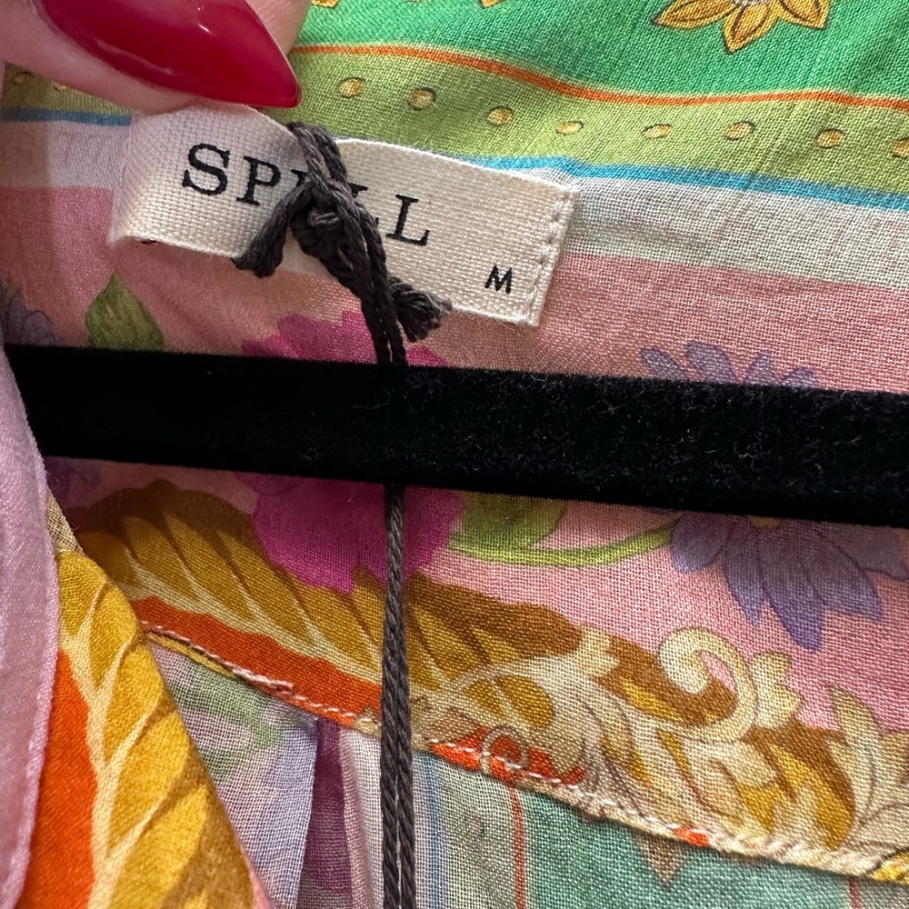 Spell Maddelena Shirt Dress size M - Picture 2 of 3